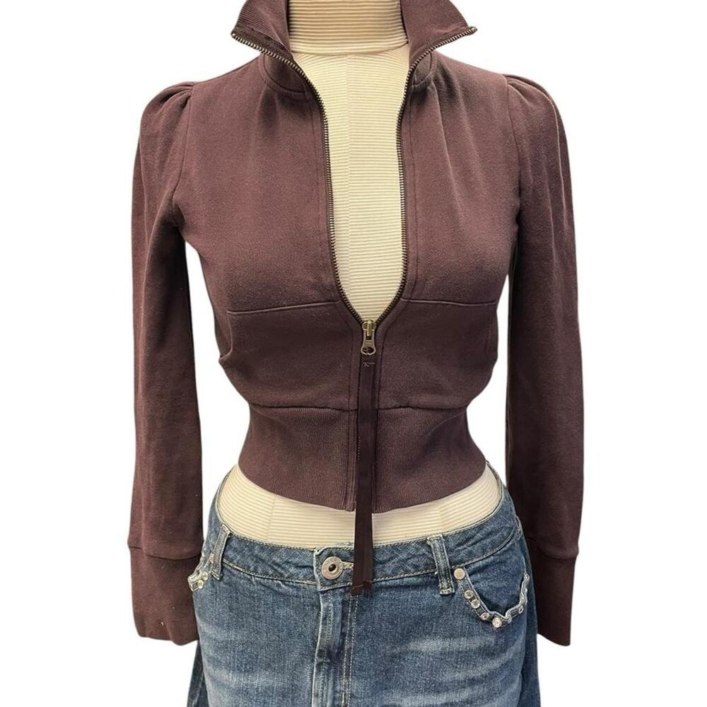 Old navy brown zip up